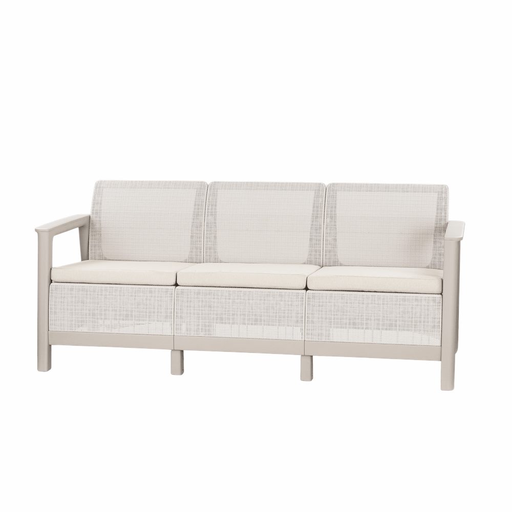 Set vrtnega pohištva Scandi Love max linea duo z mizo za shranjevanje iz jute Sekundarna slika