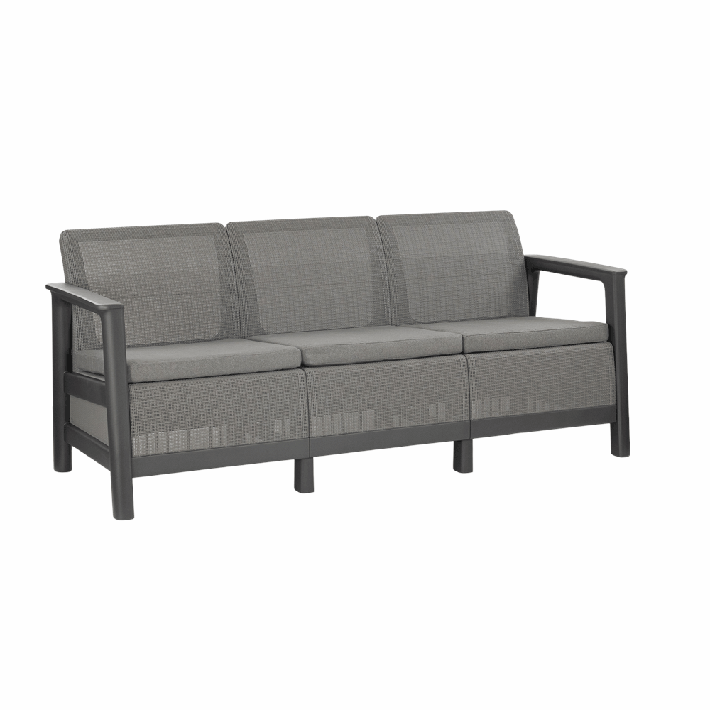 Set vrtnega pohištva Scandi Love max linea duo z mizo za shranjevanje iz jute Sekundarna slika