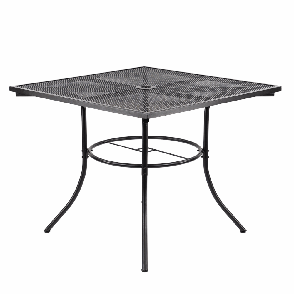Kovinska vrtna miza Melfi z mrežo 91,5x91,5x71 cm Sekundarna slika