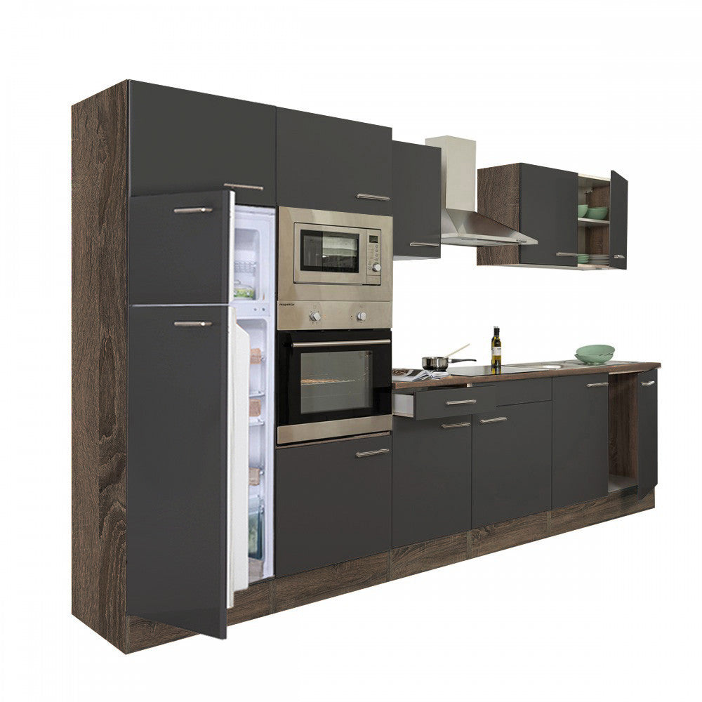 Konyhabútor, felülfagyasztós hűtős kivitel - Homelux, L330YAN