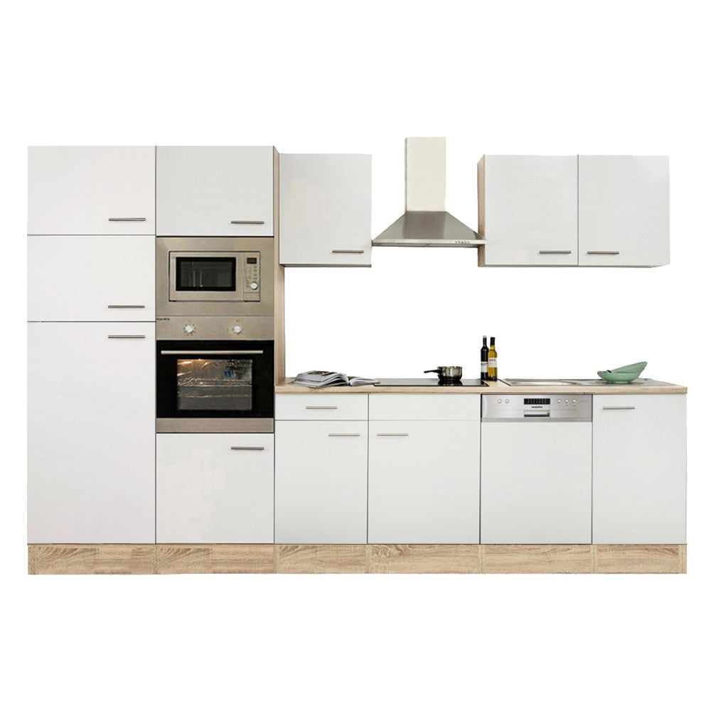 Konyhabútor szemből, alsó és felső szekrénysorral - Homelux, L340STFH