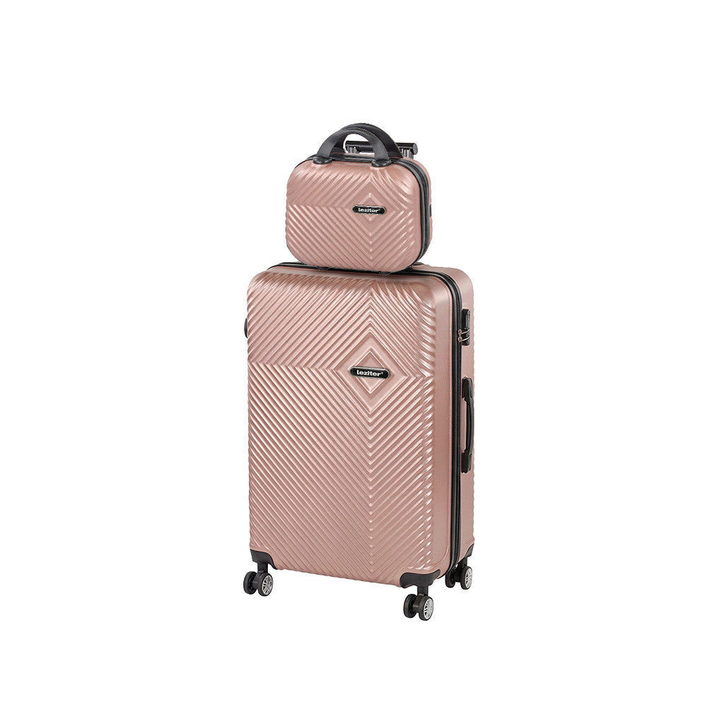 2 részes bőröndszett, modern rosegold színben - Homelux, LTRPBS-V-RG Glavna slika